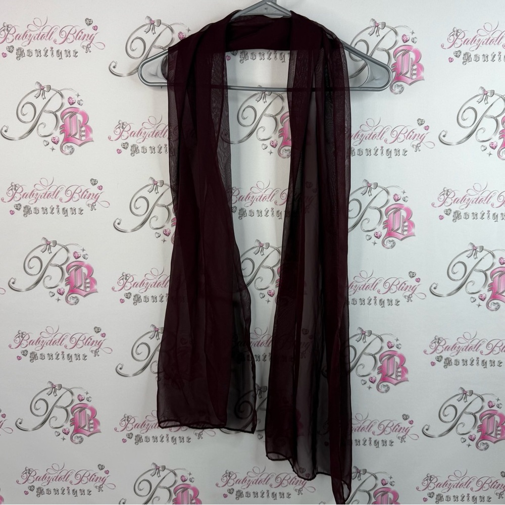 Scarf scarve burgundy wine red purple Elegant Burgundy Scarf wrap